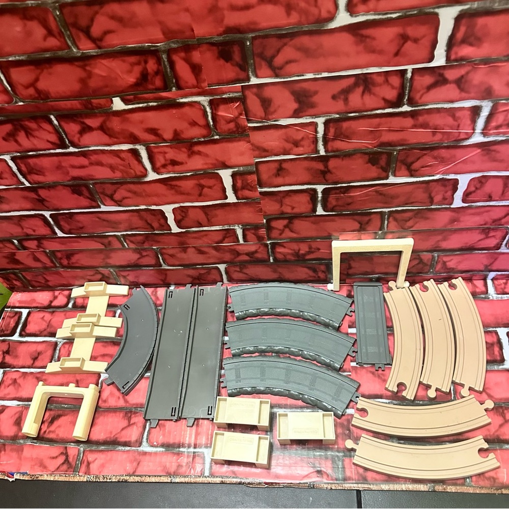 TOMY Trackmaster Toy Train Track Set with Curved and Straight Pieces vintage